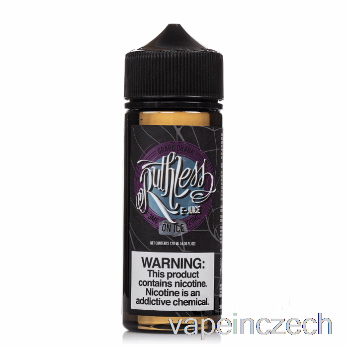 Hroznový Nápoj Na Ledu - Nemilosrdná Pára - 120ml 0mg Vape Bez Nikotinu